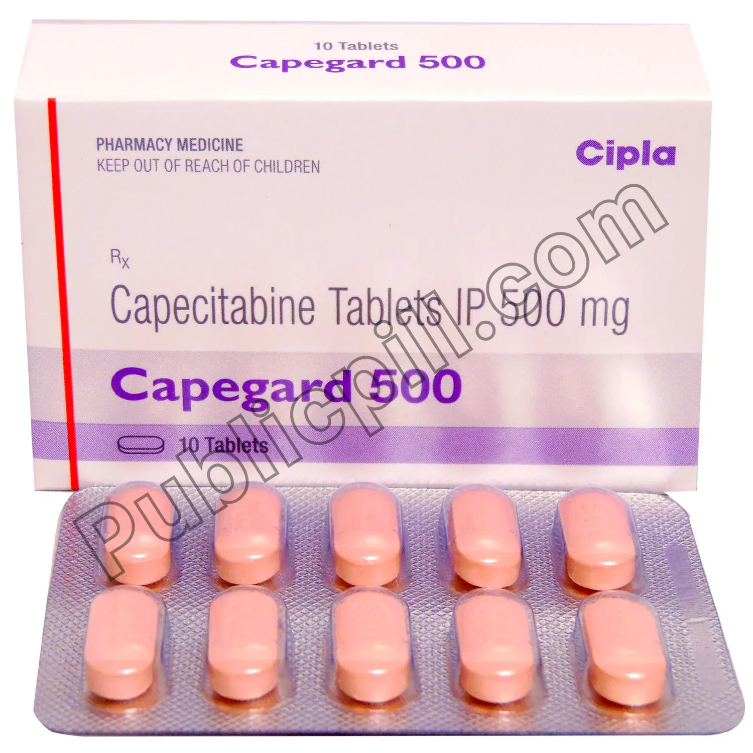 Capegard 500 Mg (Capecitabine)
