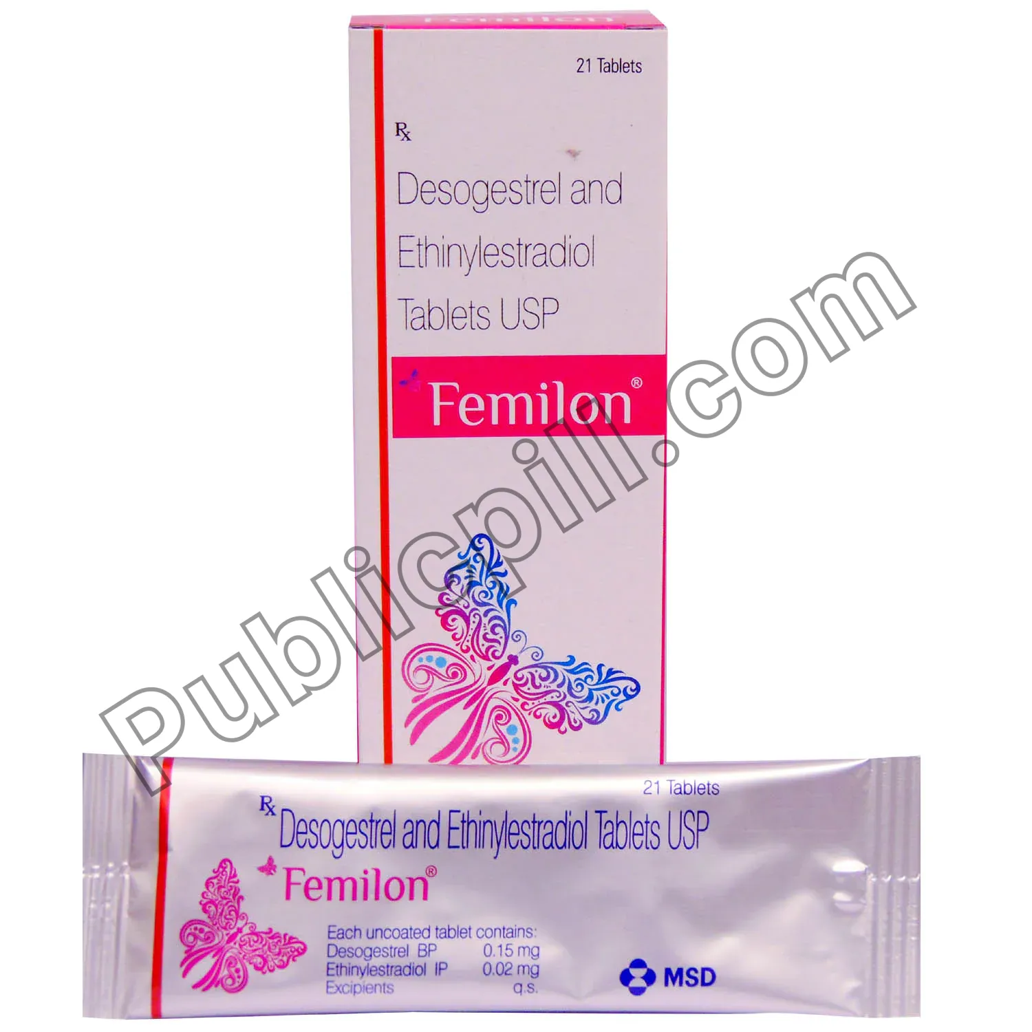 Femilon tablet (Ethinyl Estradiol + Desogestrel)