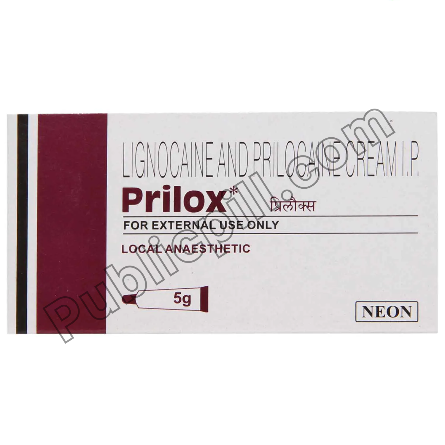 Prilox Cream 5 gm (Prilocaine + Lidocaine) Prilox Cream 5 gm (Prilocaine + Lidocaine)