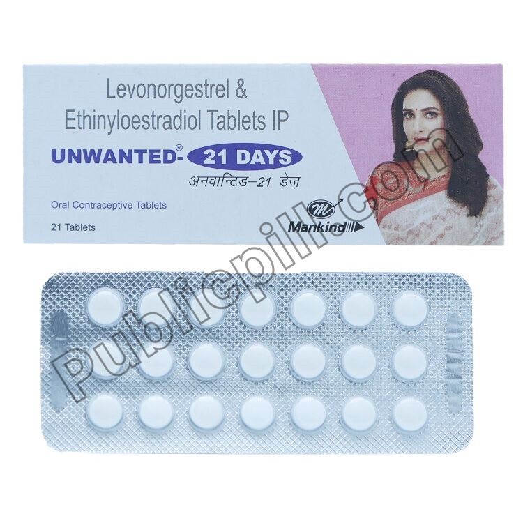 Unwanted 21 Days (Ethinyl Estradiol+Levonorgestrel)