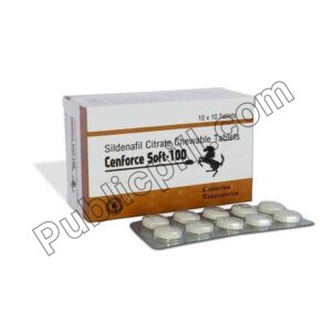 Cenforce Soft 100 Mg (Sildenafil)