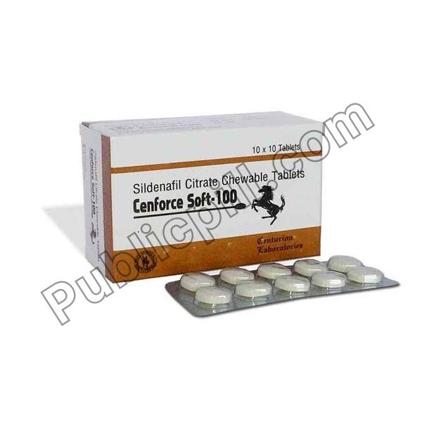 Cenforce Soft 100 Mg (Sildenafil)