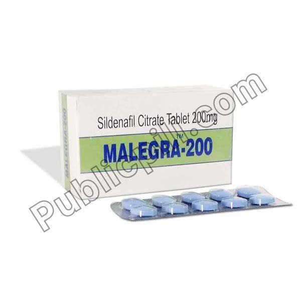 Malegra 200 Mg (Sildenafil)