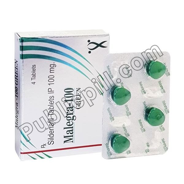 Malegra 100 Green (Sildenafil) Malegra 100 Green (Sildenafil)