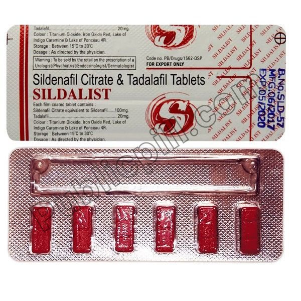 Sildalist 120MG (Sildenafil + Tadalafil)