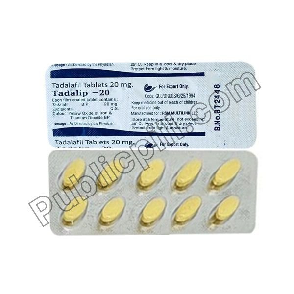 Tadalip 20 Mg