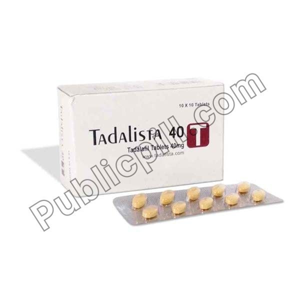 Tadalista 40 Mg (Tadalafil)