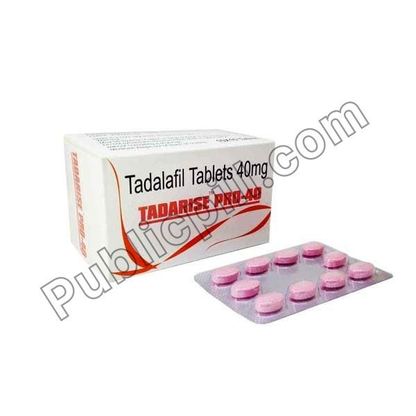 Tadarise Pro 40 Mg (Tadalafil) Tadarise Pro 40 Mg (Tadalafil)