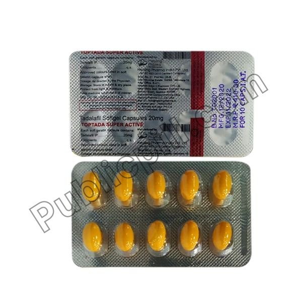 Toptada Super Active (Tadalafil) Toptada Super Active (Tadalafil)