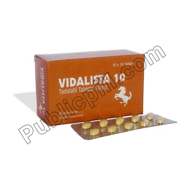 Vidalista 10 Mg (Tadalafil)