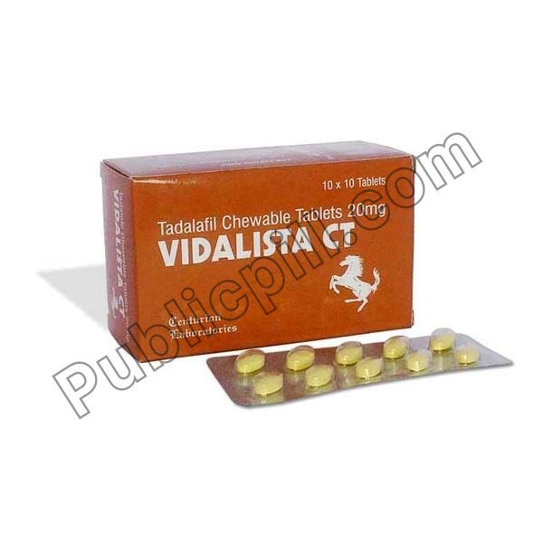 Vidalista Ct 20 Mg (Tadalafil) Vidalista Ct 20 Mg (Tadalafil)