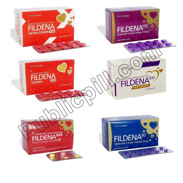 Fildena - Publicpill | #1 Trusted, Convenient, and affordable pharmacy, Buy Fildena (Sildenafil)