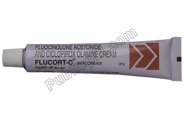 Flucort C Cream (Fluocinolone + Ciclopirox)