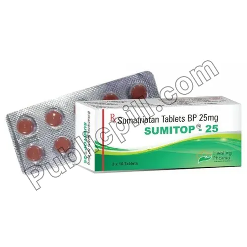 Buy Sumitop 25 Mg Tablet (Sumatriptan)