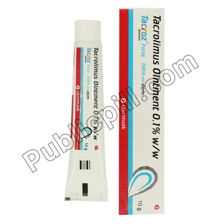 Tacroz Forte Ointment 10GTacrolimus 1 1 - Publicpill | #1 Trusted, Convenient, and affordable pharmacy, Tacroz Forte Ointment 10Gm (Tacrolimus)
