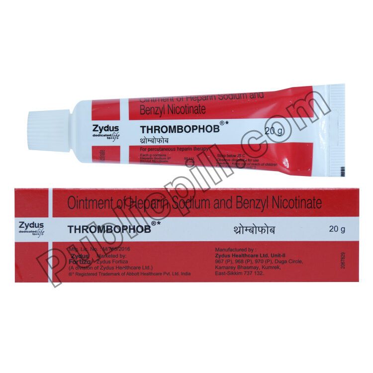 Thrombophob Ointment (Heparin Sodium + Benzyl Nicotinate)