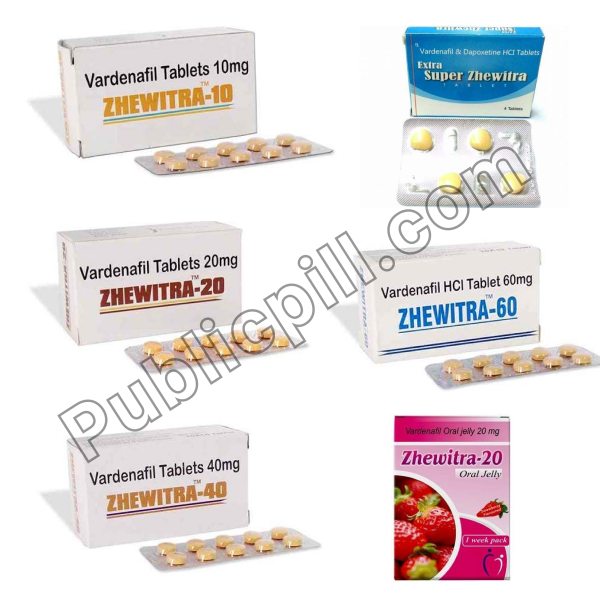 Zhewitra - Publicpill | #1 Trusted, Convenient, and affordable pharmacy, Buy Zhewitra (Vardenafil)