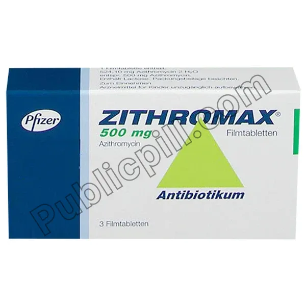 Zithromax 500 mg (Azithromycin)