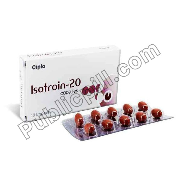 isotroin 20 mg - Publicpill | #1 Trusted, Convenient, and affordable pharmacy, Isotroin 20Mg Capsule (Isotretinoin)