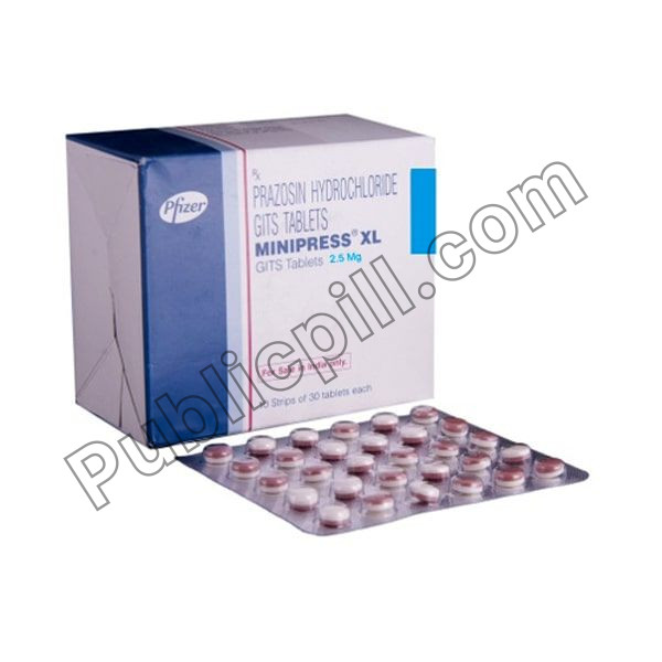 Buy Minipress XL 2.5 Mg (Prazosin)