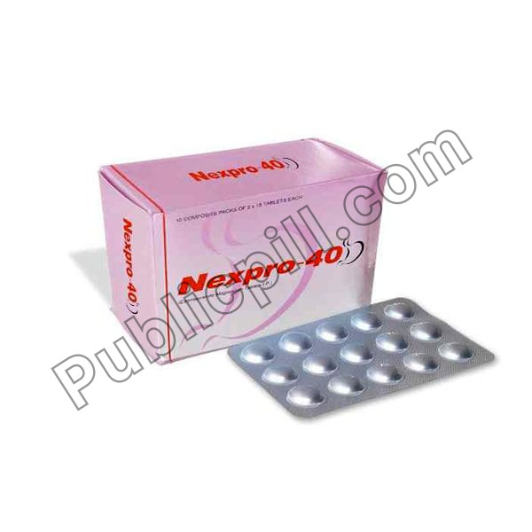 Buy Nexpro 40 Mg (Esomeprazole) - Publicpill | #1 Trusted, Convenient ...