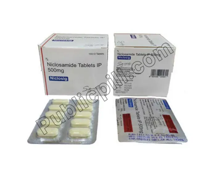 niclosig 500 - Publicpill | #1 Trusted, Convenient, and affordable pharmacy, Niclosig 500 mg