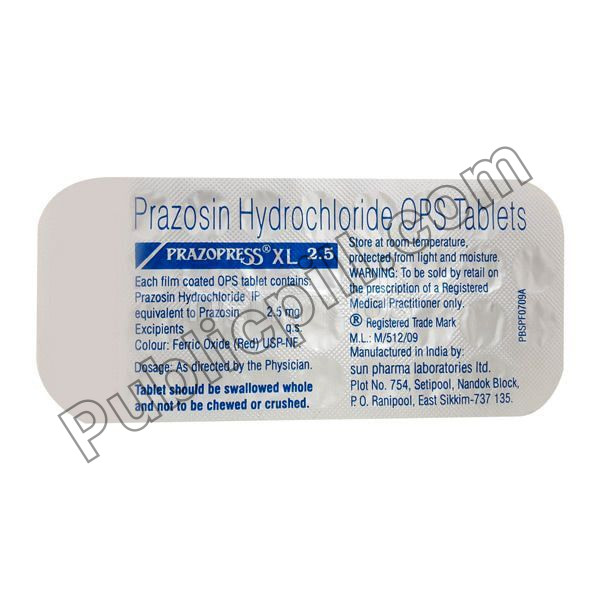 Prazopress XL 2.5 Mg