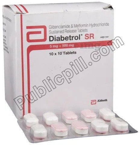 Diabetrol SR Tablet (Glibenclamide/Metformin)