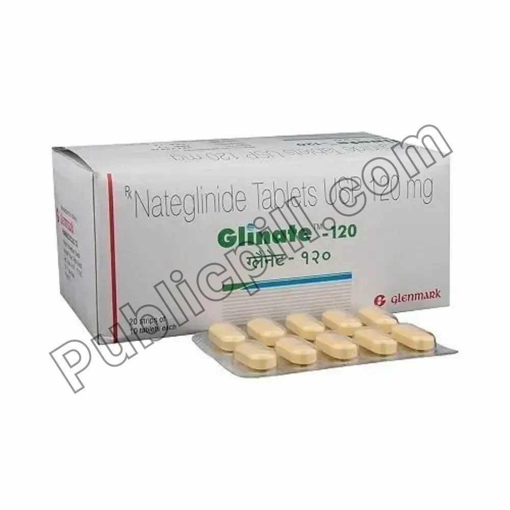 Glinate 120mg Tablet (Nateglinide)