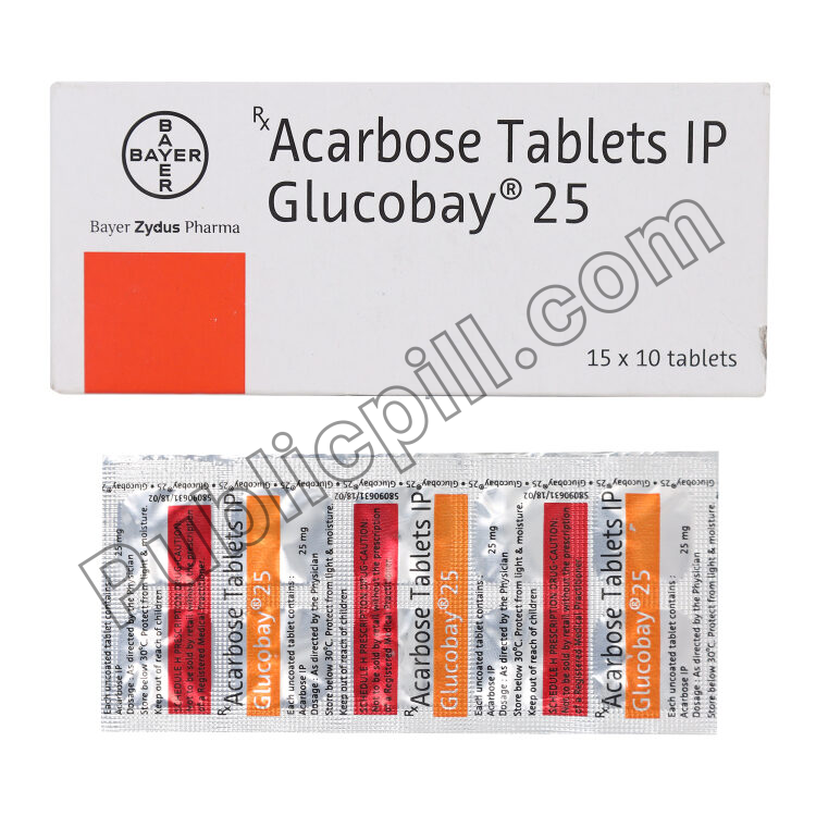 Glucobay-25mg-Tablet-Acarbose