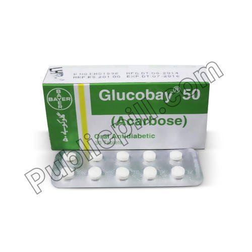 Glucobay 50mg Tablet (Acarbose)