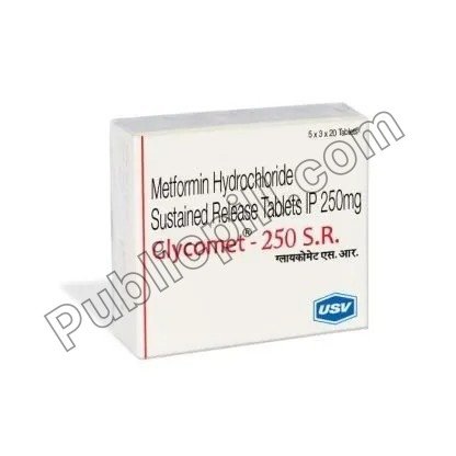 Glycomet 250mg Tablet (Metformin Hcl)