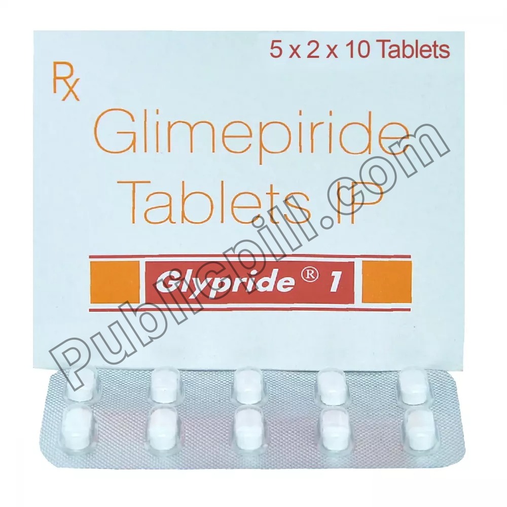 Glypride 1mg Tablet (Glimepiride)