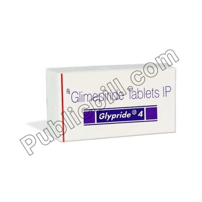 Glypride 4 mg Tablet (Glimepiride)