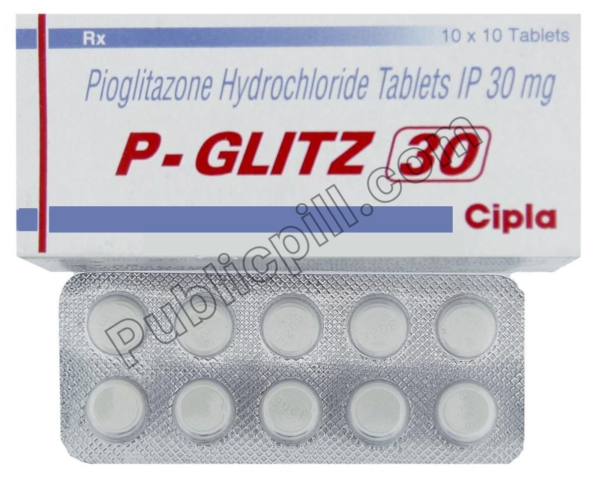 P Glitz 30 mg Tablet (Pioglitazone)
