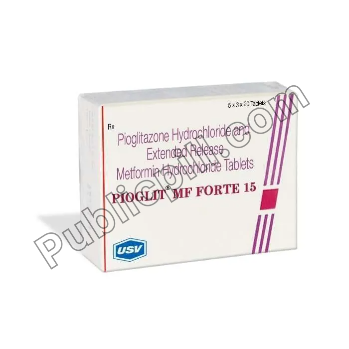 Pioglit MF Forte Tablet (Pioglitazone/Metformin)