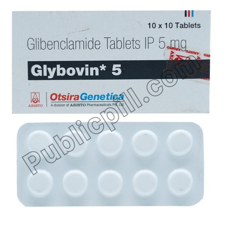 Glybovin 5mg Tablet (Glibenclamide)