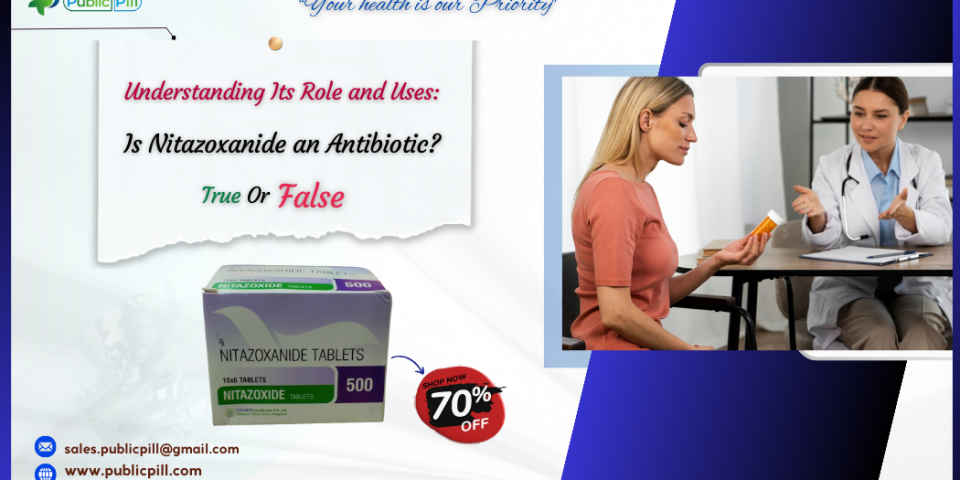 Nitazoxanide an Antibiotic - Publicpill | #1 Trusted, Convenient, and affordable pharmacy, Nitazoxanide an Antibiotic