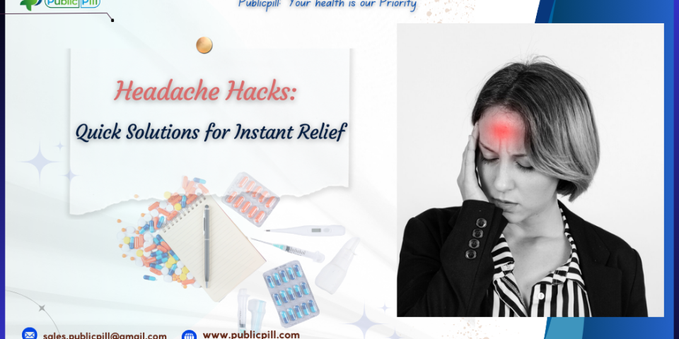 Headache 1 - Publicpill | #1 Trusted, Convenient, and affordable pharmacy, headache