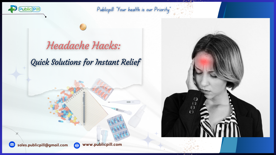 Headache 1 - Publicpill | #1 Trusted, Convenient, and affordable pharmacy, headache
