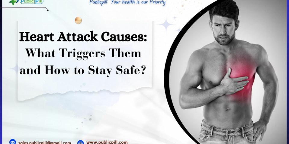 Publicpill online pharmacy - Publicpill | #1 Trusted, Convenient, and affordable pharmacy, Heart Attack Causes: What Triggers Them and How to Stay Safe?