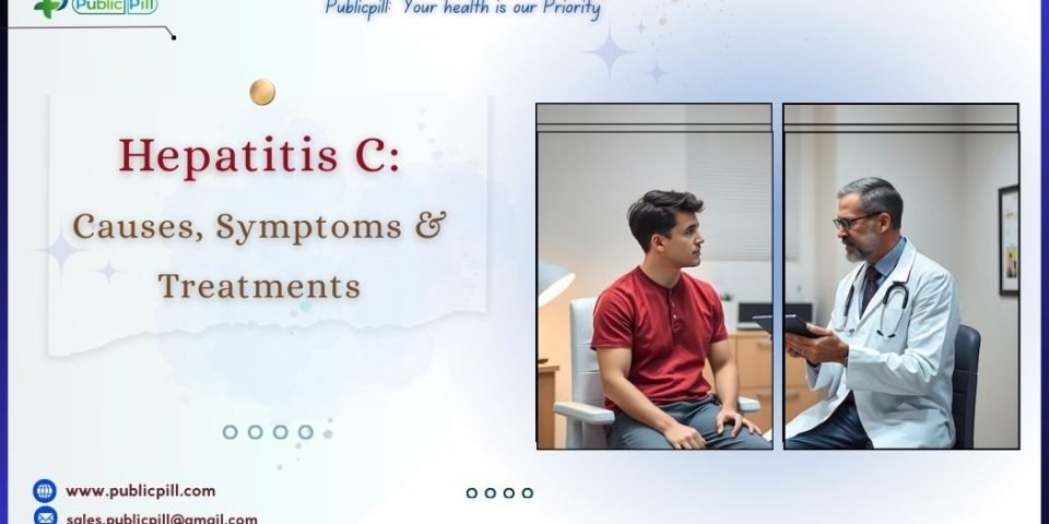 Hepatitis C Causes Symptoms Treatments - Publicpill | #1 Trusted, Convenient, and affordable pharmacy, Hepatitis C Causes, Symptoms & Treatments