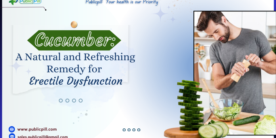 Cucumber: A Natural and Refreshing Remedy for Erectile Dysfunction