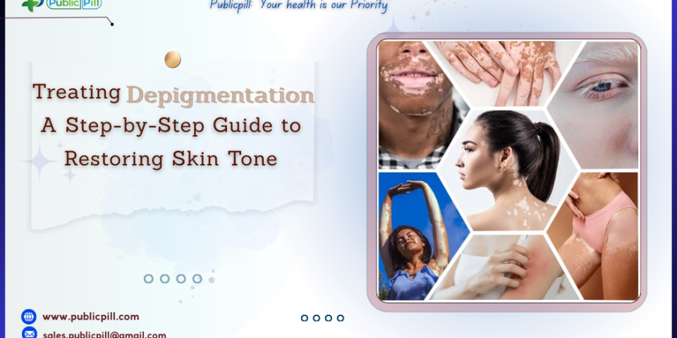 Treating Depigmentation A Step by Step Guide to Restoring Skin Tone - Publicpill | #1 Trusted, Convenient, and affordable pharmacy, Treating Depigmentation A Step-by-Step Guide to Restoring Skin Tone