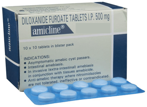 Amicline 500 mg (Diloxanide) Amicline 500 mg (Diloxanide)