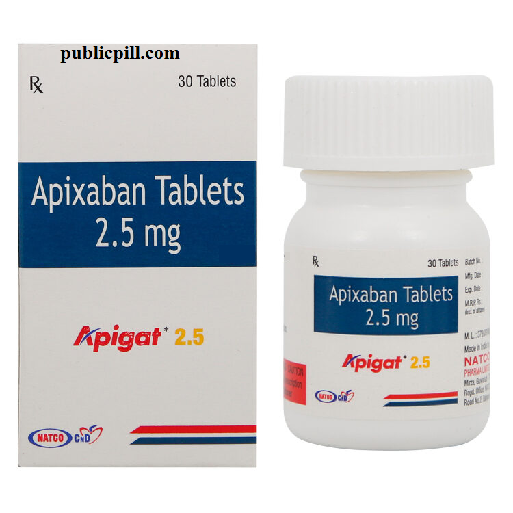 Apigat 2.5 mg (Apixaban)