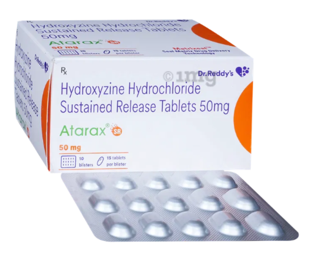 Atarax 50 mg (Hydroxyzine)