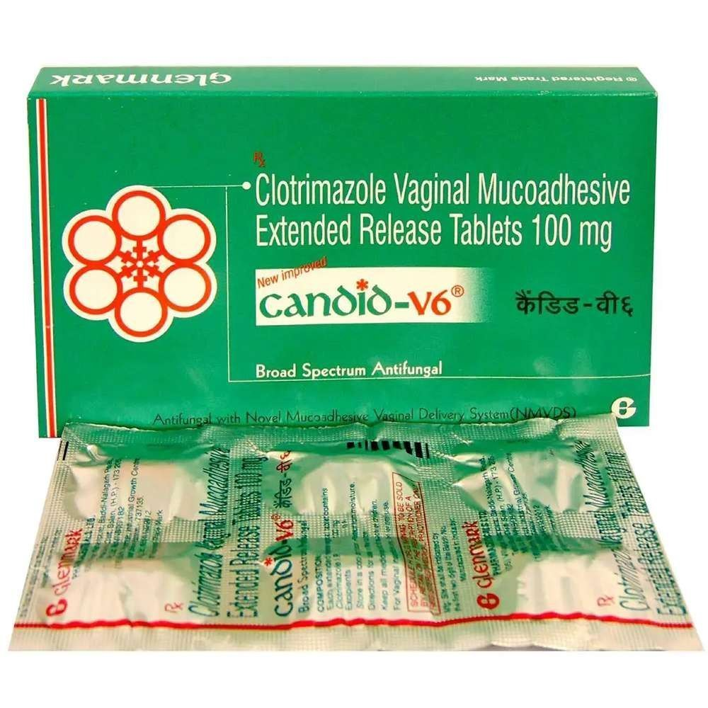 Candid-V 6 100 mg (Clotrimazole)