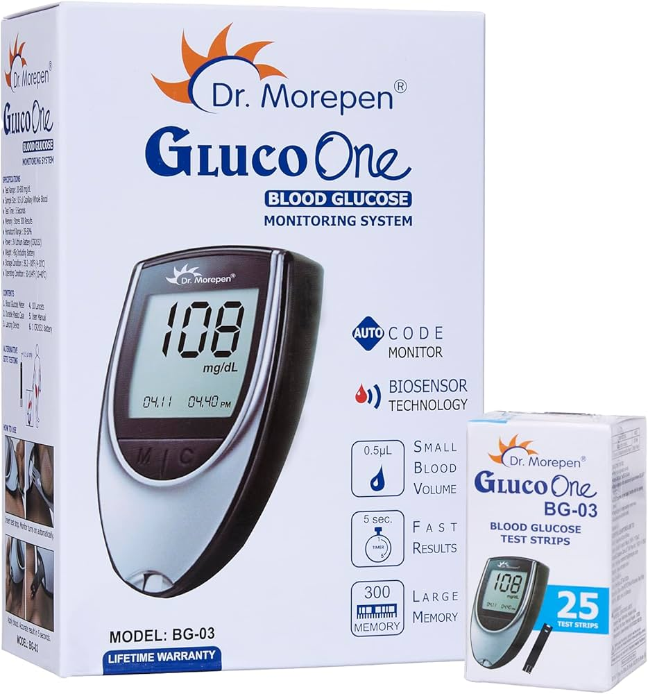Dr. Morepen Gluco One Glucometer (Healthcare Device) Dr. Morepen Gluco One Glucometer (Healthcare Device)
