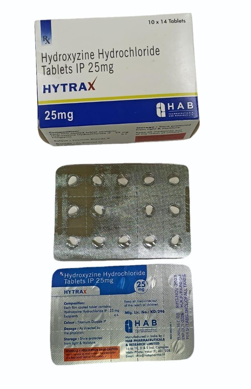 Hytrax 25 mg (Hydroxyzine)